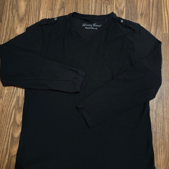 Lions Crest *Mens Black Long Sleeve * Size XL - Picture 4 of 8